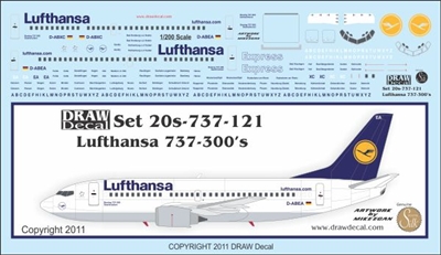 1:200 Lufthansa Boeing 737-300