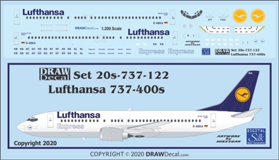 1:200 Lufthansa Boeing 737-400
