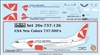 1:200 CSA Czech Airlines Boeing 737-500