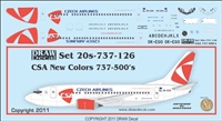 1:200 CSA Czech Airlines Boeing 737-500