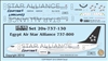 1:200 Egyptair Star Alliance Boeing 737-800
