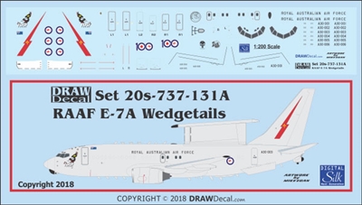 1:200 Royal Australian Air Force Boeing E-7A 'Wedgetail'