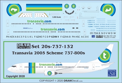 1:200 Transavia Boeing 737-800