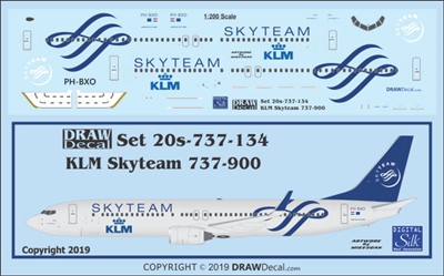 1:200 KLM 'Skyteam' Boeing 737-900
