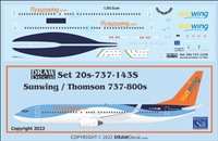 1:200 Sunwing Boeing 737-800