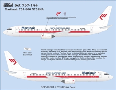 1:200 Martinair Holland Boeing 737-800