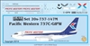 1:200 Pacific Western Boeing 737-200 (C-GIPW)