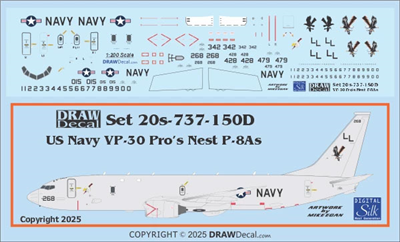1:200 U.S. Navy P-8A Poseidon VP-30 'Pro's Nest'