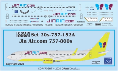 1:200 Jin Air '.com' Boeing 737-800