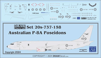 1:200 Royal Australian Air Force Boeing P-8A Poseidon