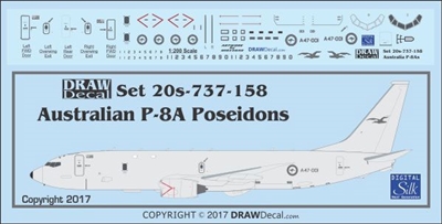 1:200 Royal Australian Air Force Boeing P-8A Poseidon