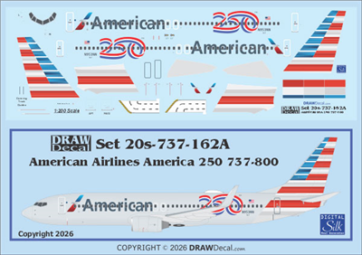 1:200 American Airlines '250' Boeing 737-800