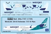 1:200 WestJet (2018 cs) Boeing 737-MAX8
