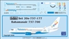 1:200 Bahamasair Boeing 737-700(W)
