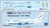 1:200 Bahamasair Boeing 737-500