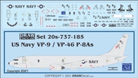1:200 US Navy Boeing P-8A Poseidon VP-9 Golden Eagles, VP-46 Grey Knights
