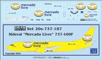 1:200 Sideral Air Cargo 'Mercado Livre' Boeing 737-400F