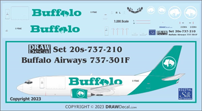 1:200 Buffalo Airways Boeing 737-300F