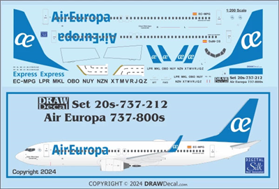 1:200 Air Europa Boeing 737-800
