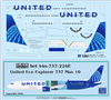 1:200 United (2019 cs) 'Eco Explorer' Boeing 737-MAX10