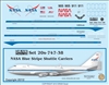 1:200 NASA Boeing 747 'Shuttle Carrier Aircraft'