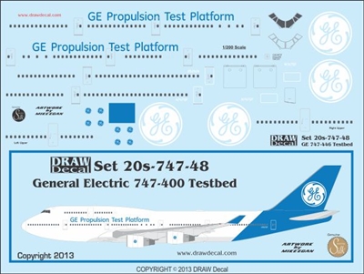 1:200 General Electric 'Testbed' Boeing 747-400