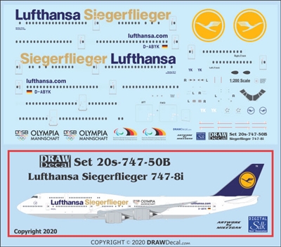1:200 Lufthansa 'Siegerflieger' Boeing 747-8I