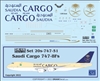 1:200 Saudia Cargo Boeing 747-8F