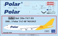 1:200 Polar Airlines / DHL Boeing 747-8F