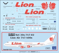 1:200 Lion AIr Boeing 747-400