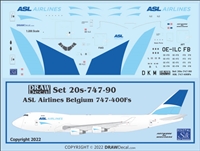 1:200 ASL Airlines Belgium Boeing 747-400F