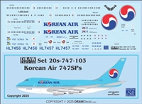 1:200 Korean Air Boeing 747SP