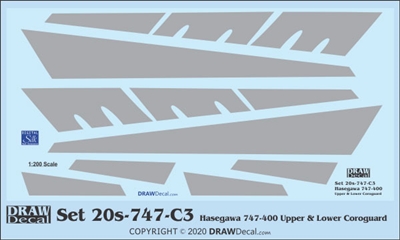 1:200 Boeing 747-400 Corogard (Top & Bottom surfaces)