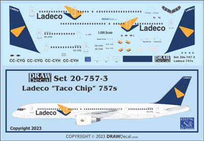 1:200 Ladeco Boeing 757-200