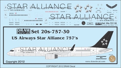 1:200 US Airways 'Star Alliance' Boeing 757-200
