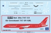 1:200 Air Greenland Boeing 757-200