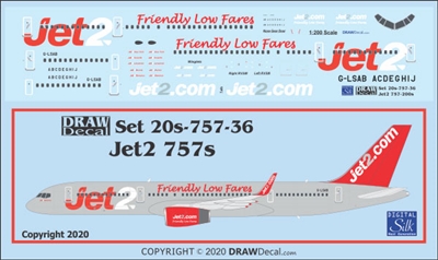 1:200 Jet2 'Friendly Low Fares' Boeing 757-200