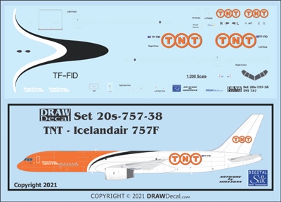 1:200 TNT (Icelandic) Boeing 757-200F