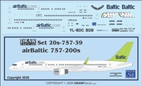 1:200 airBaltic Boeing 757-200