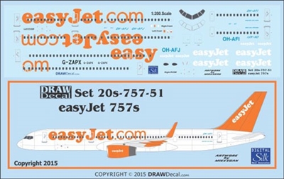 1:200 EasyJet Boeing 757-200