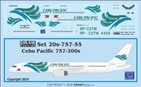 1:200 Cebu Pacific Boeing 757-200