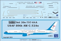 1:200 United States of America (VIP) Boeing C-32A (757-200)