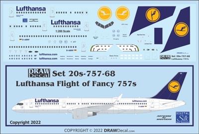 1:200 Lufthansa 'Flight of Fancy' Boeing 757-200
