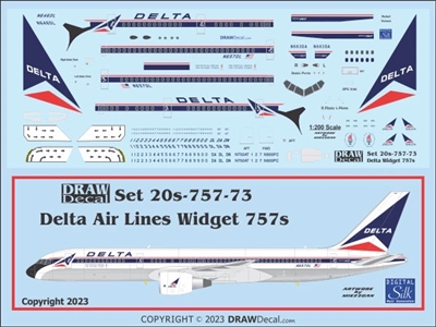 1:200 Delta Airlines Boeing 757-200