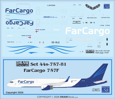 1:200 Far Cargo Boeing 757-223PCF(W)