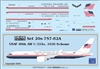 1:200 United States of America (VIP, 2026 cs) Boeing C-32A (757-200)