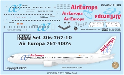 1:200 Air Europa Boeing 767-300ER