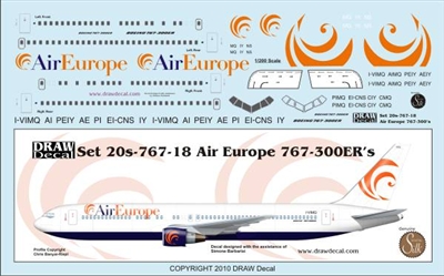1:200 Air Europe Boeing 767-300ER