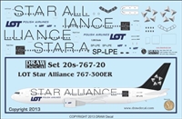 1:200 LOT Polish 'Star Alliance' Boeing 767-300ER