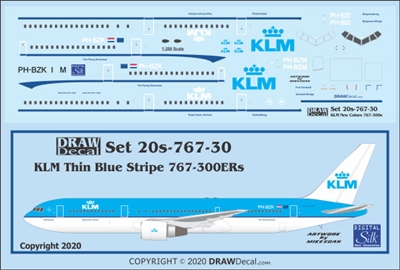 1:200 KLM (2005 cs) Boeing 767-300ER
